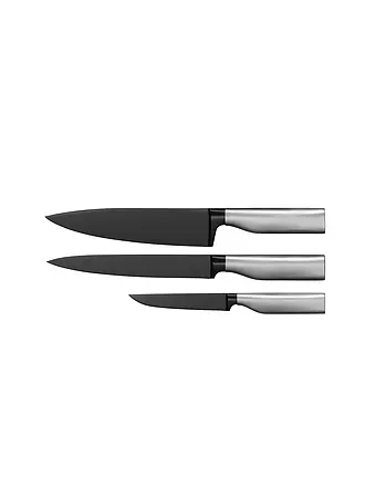 WMF | Messerset 3-tlg. ULTIMATE BLACK Cromargan Schwarz | 